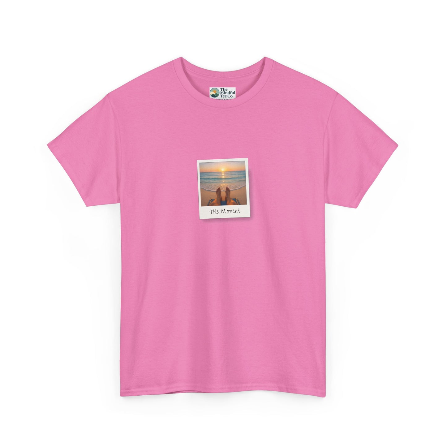 This Moment T-Shirt - Ocean Sunset Mindfulness Tee