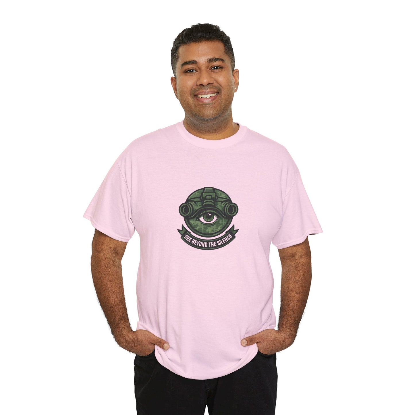 See Beyond the Silence T-Shirt – Military Awareness & Mental Strength  Tee