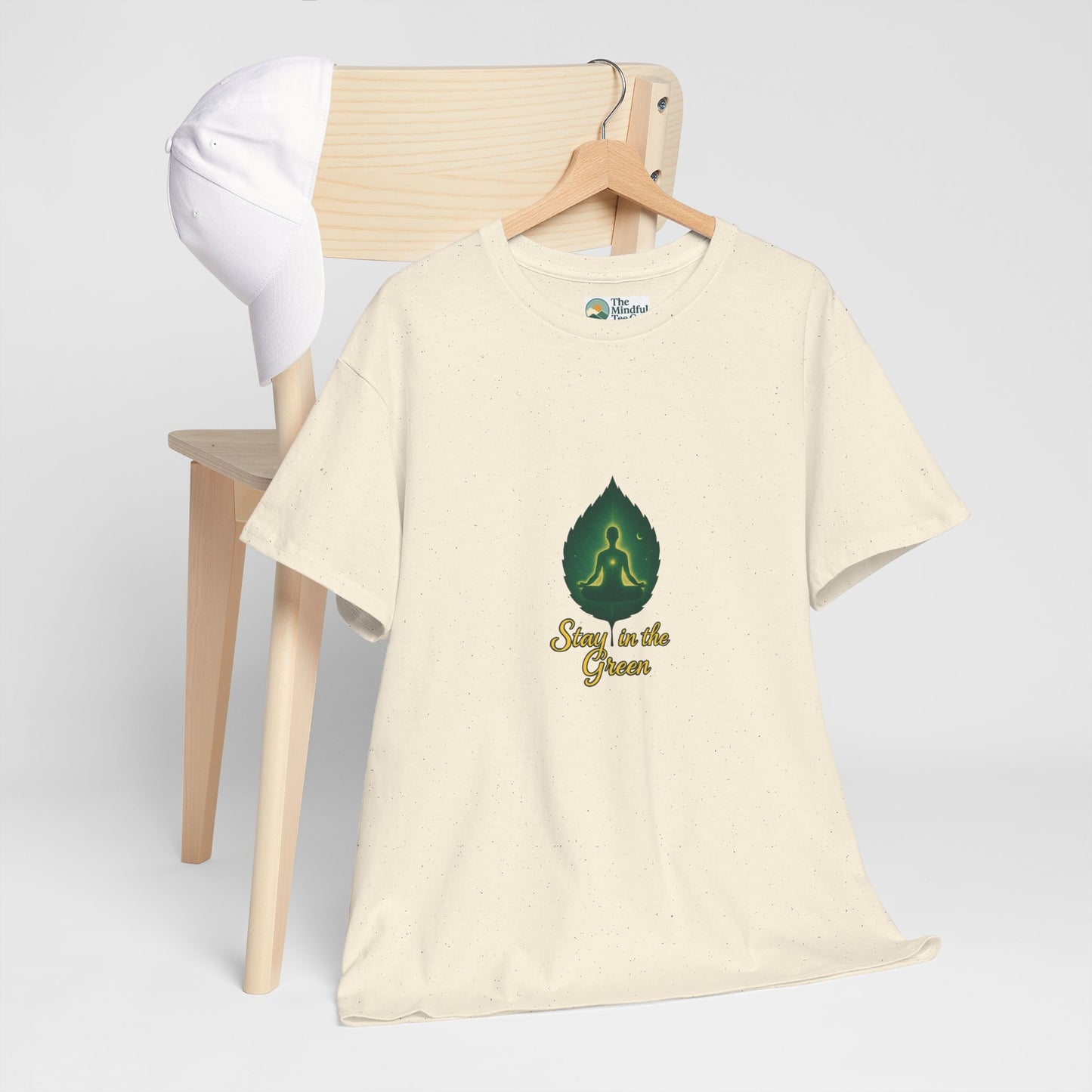 Stay in the Green T-Shirt – Mindful Meditation Tee