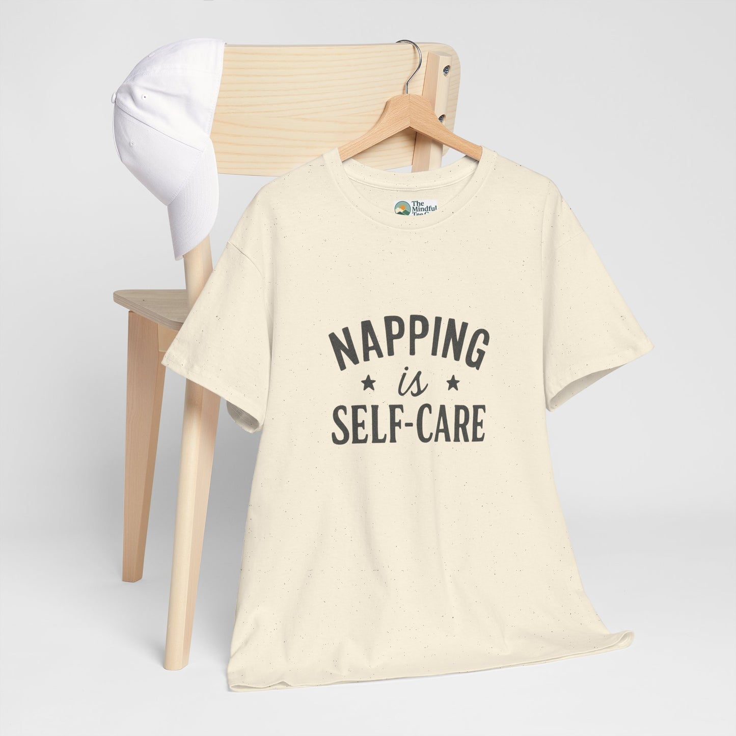 Napping Is Self-Care T-Shirt – Funny Mental Health Tee