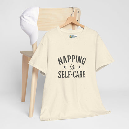 Napping Is Self-Care T-Shirt – Funny Mental Health Tee