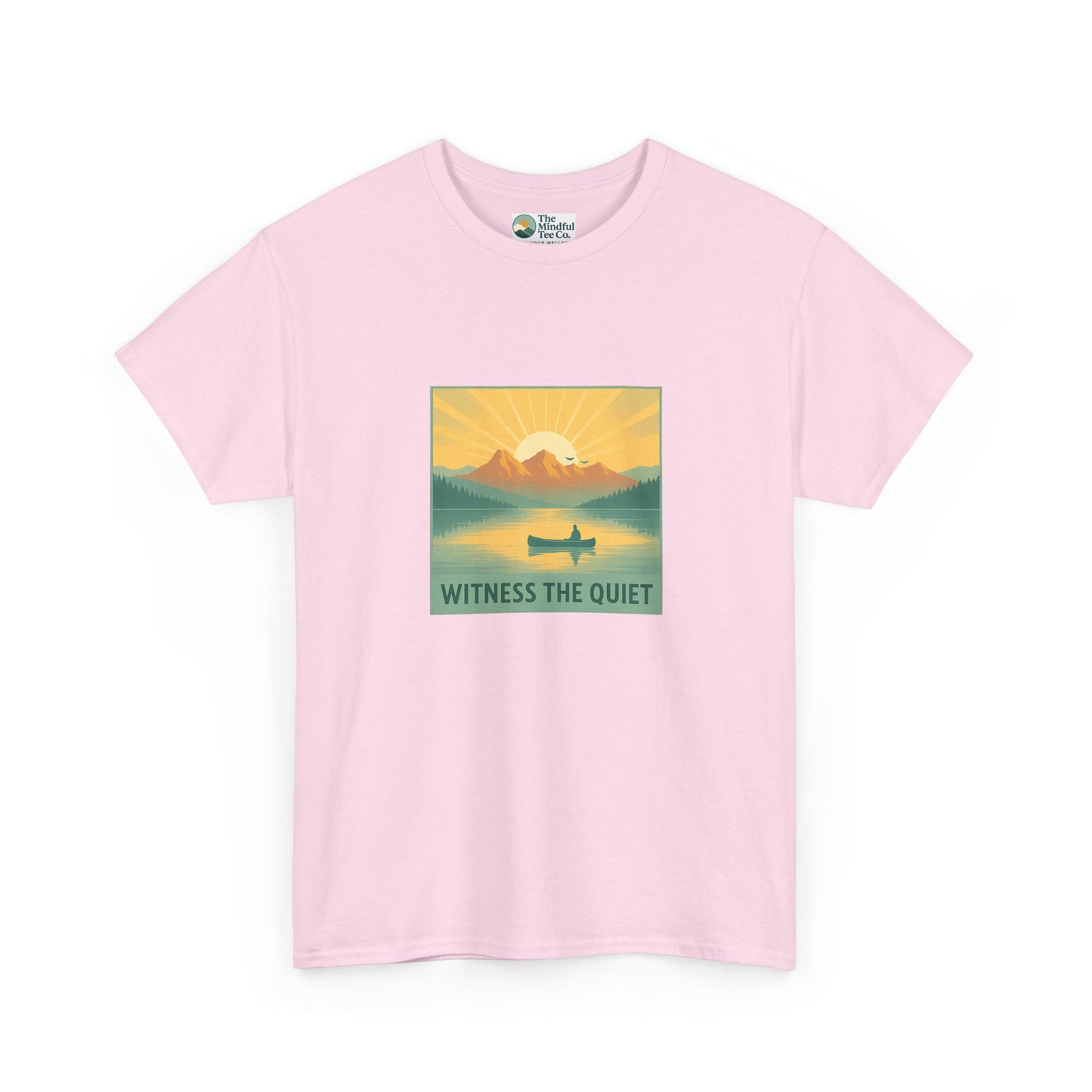 Witness the Quiet Canoe T-Shirt – Nature Mindfulness  Tee