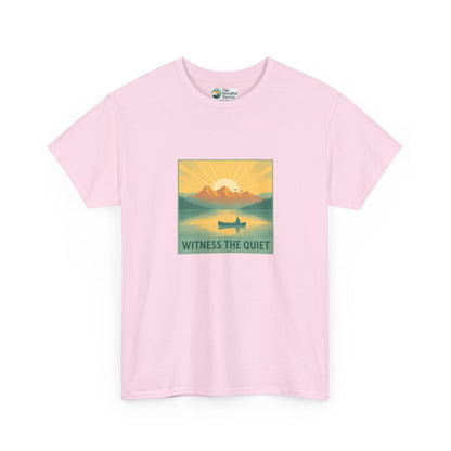 Witness the Quiet Canoe T-Shirt – Nature Mindfulness  Tee