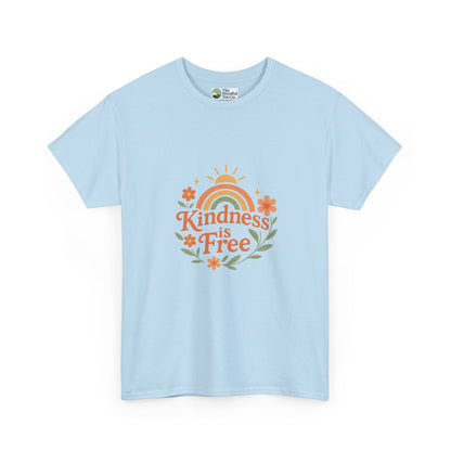 Kindness Is Free T-Shirt – Rainbow Positivity Tee