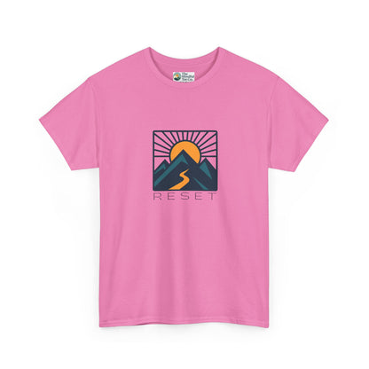 RESET T-Shirt – Motivational Sunrise Tee