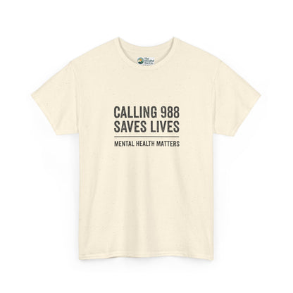 Calling 988 Saves Lives T-Shirt - Mental Health Awareness