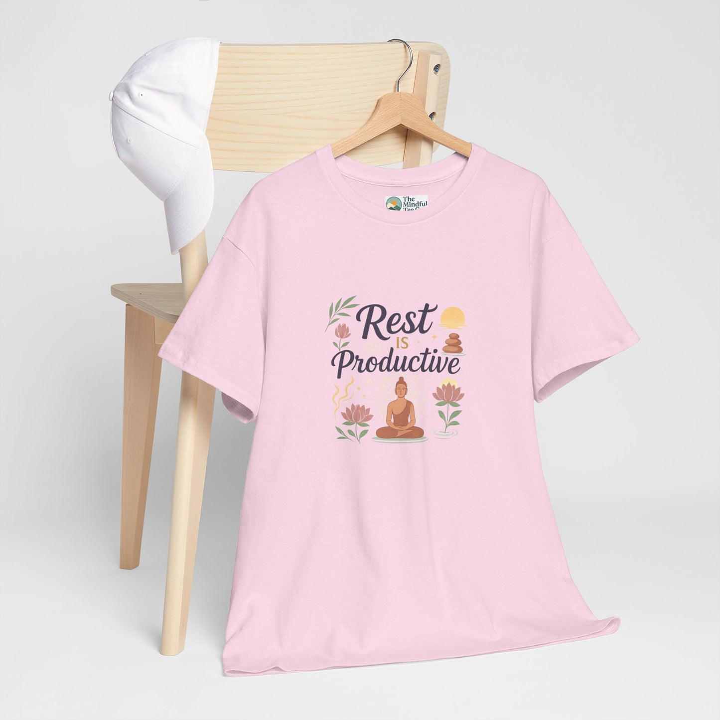 Rest Is Productive T-Shirt – Mindfulness & Meditation Tee