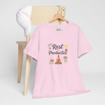 Rest Is Productive T-Shirt – Mindfulness & Meditation Tee