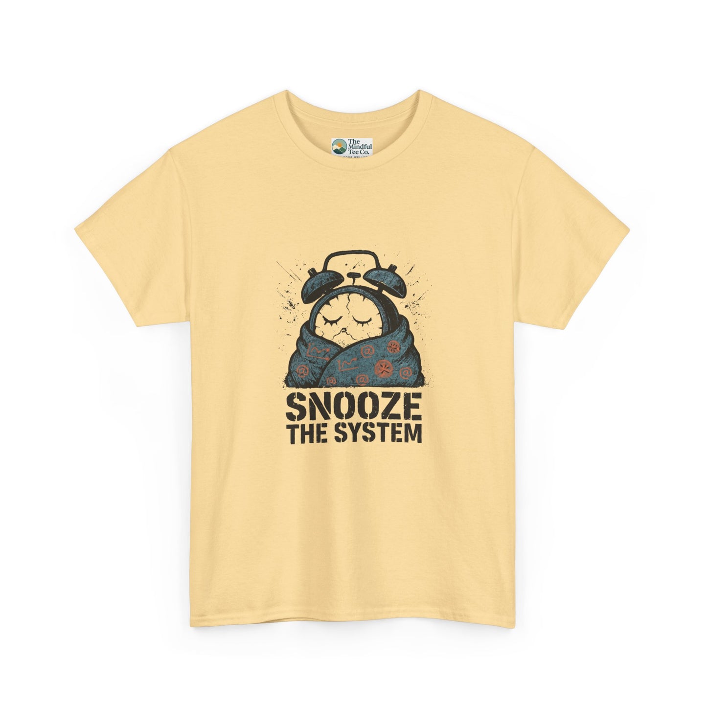 Snooze the System T-Shirt – Anti-Hustle Graphic Tee