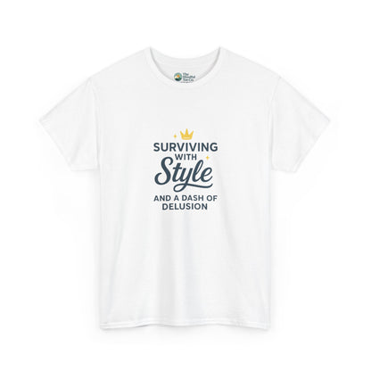Surviving with Style T-Shirt – Mental Health & Self-Care Tee
