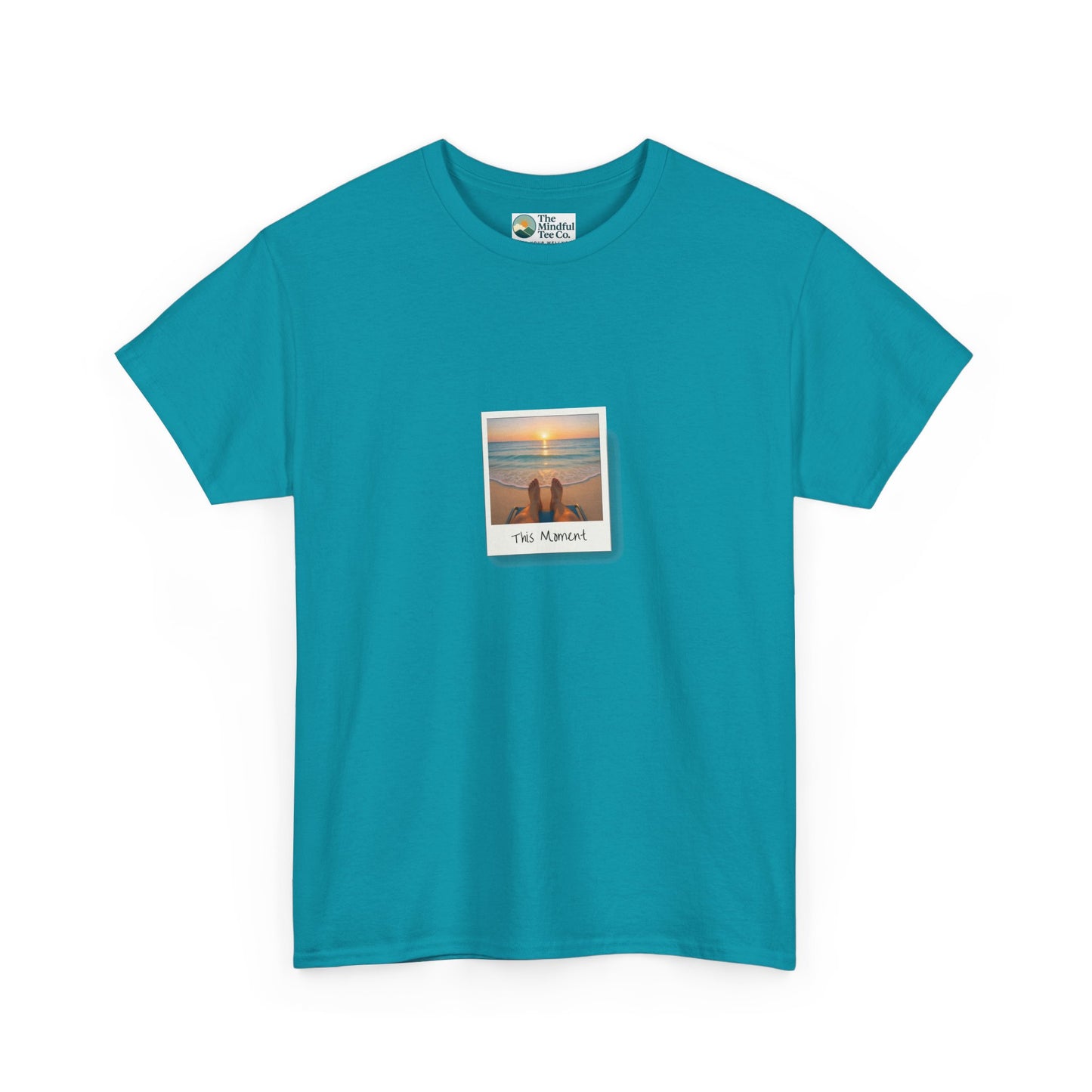 This Moment T-Shirt - Ocean Sunset Mindfulness Tee