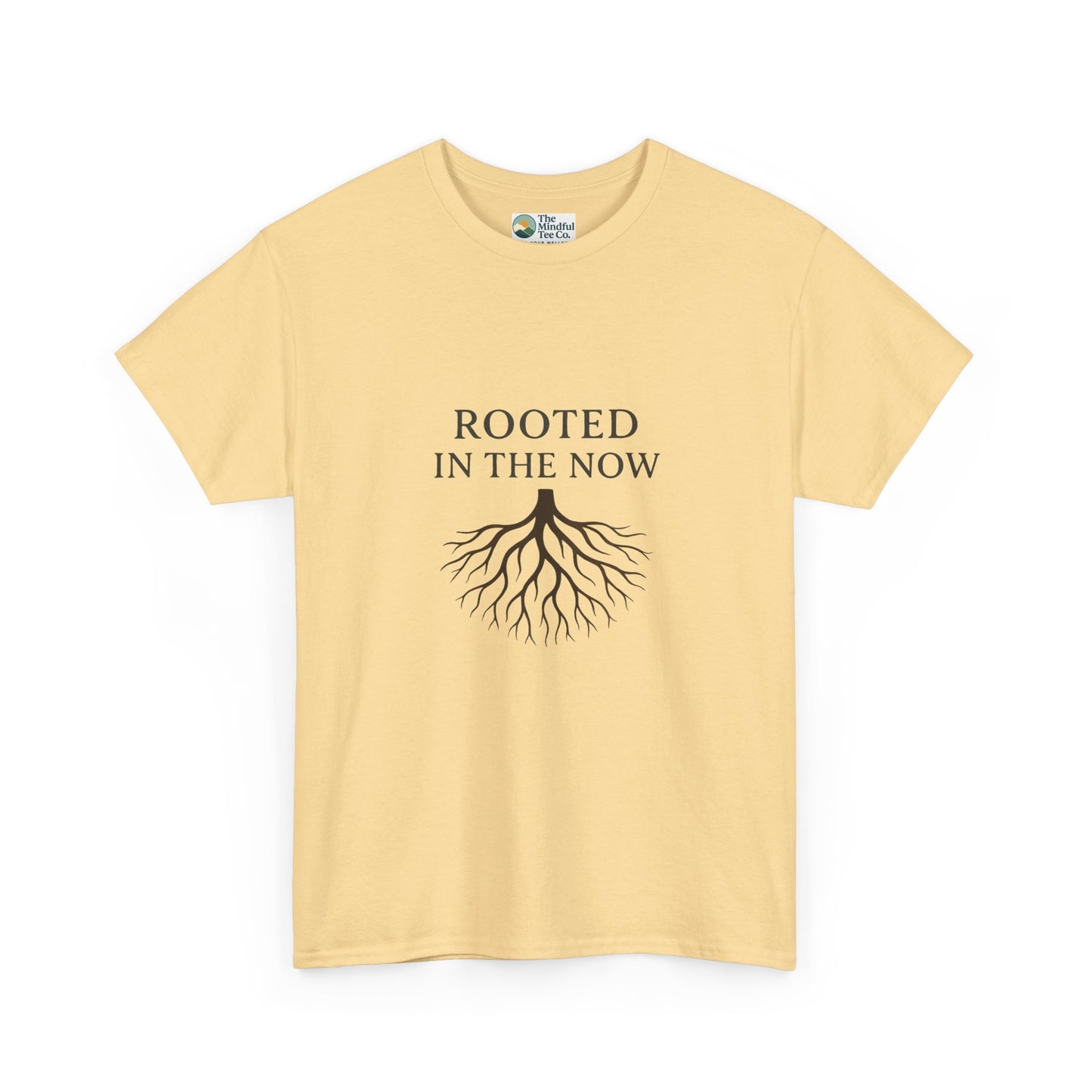 Rooted in the Now T-Shirt – Mindfulness & Grounding Tee