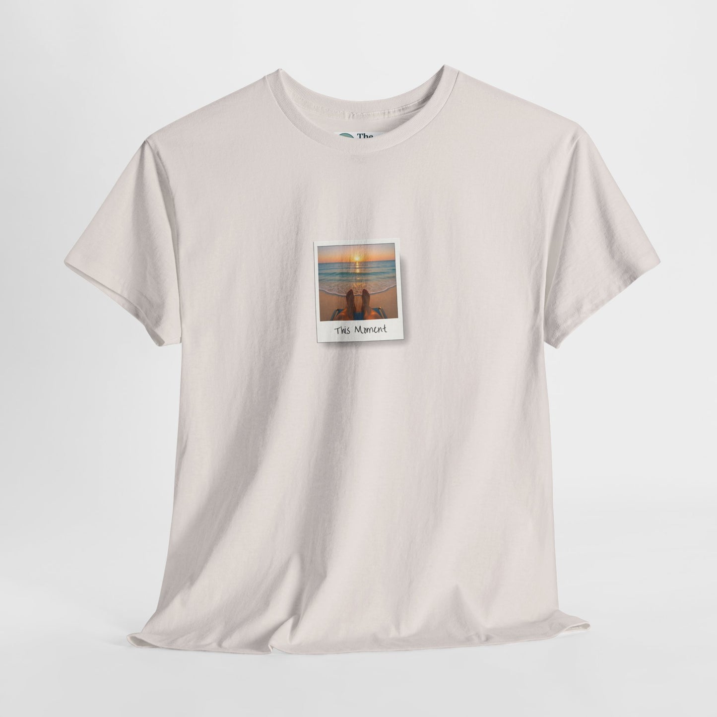 This Moment T-Shirt - Ocean Sunset Mindfulness Tee