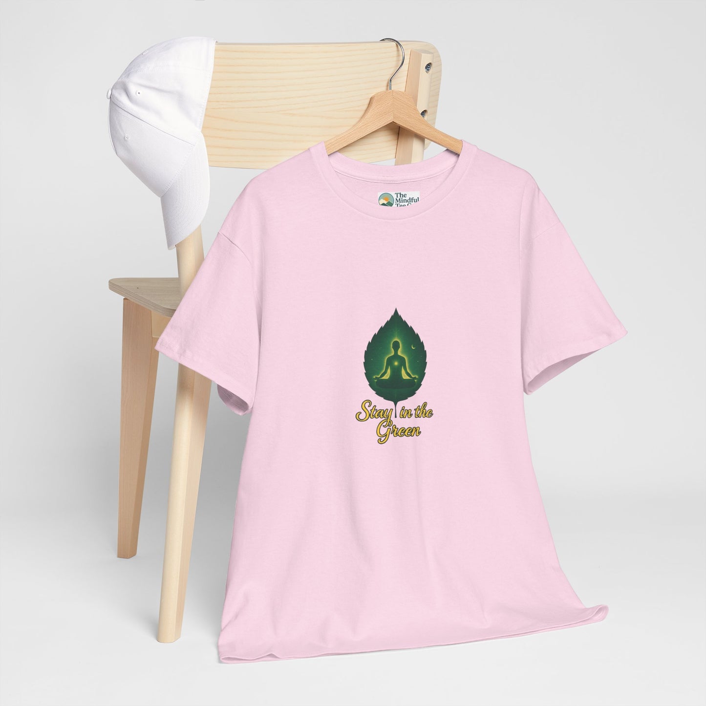 Stay in the Green T-Shirt – Mindful Meditation Tee