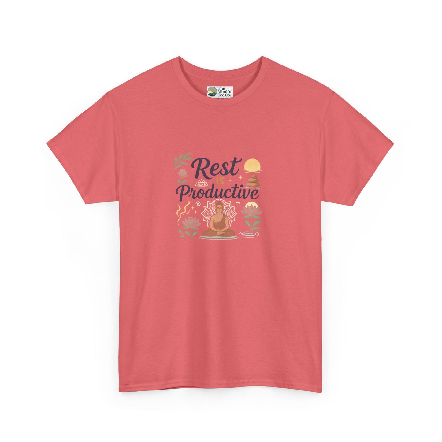 Rest Is Productive T-Shirt – Mindfulness & Meditation Tee