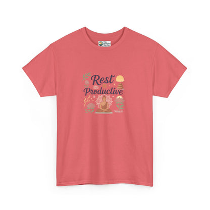 Rest Is Productive T-Shirt – Mindfulness & Meditation Tee
