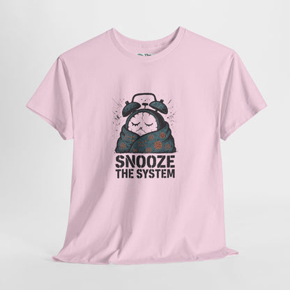 Snooze the System T-Shirt – Anti-Hustle Tee