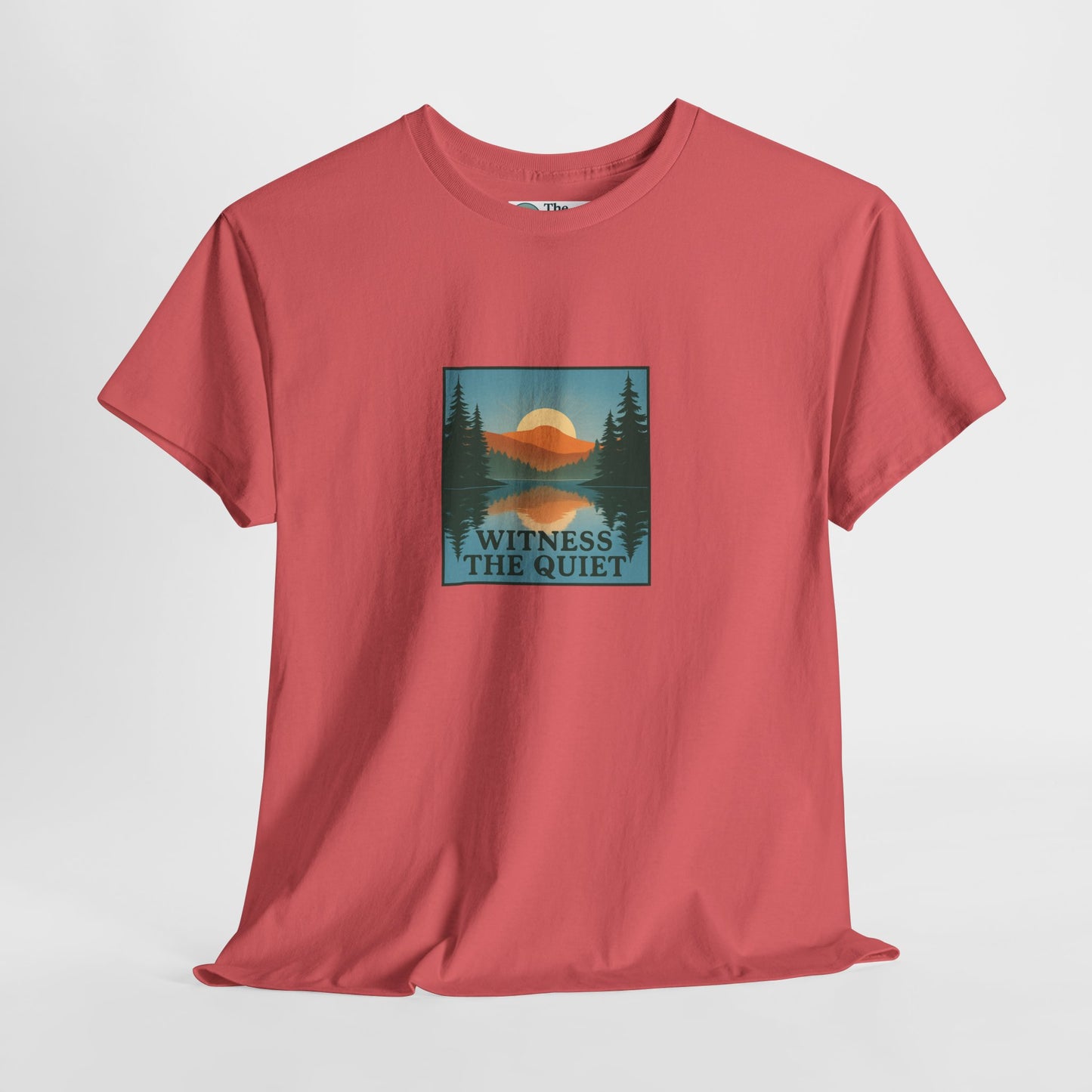 Witness the Quiet T-Shirt - Nature Mindfulness Reflection Tee