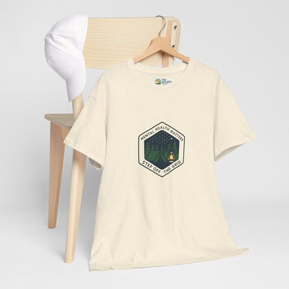 Step Off the Grid T-Shirt – Mental Health Matters Camping Tee