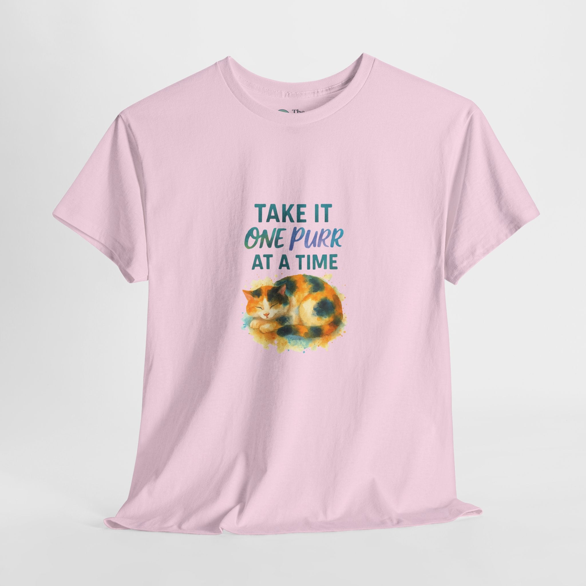 One Purr at a Time – Cat Encouragement Tee