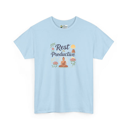 Rest Is Productive T-Shirt – Mindfulness & Meditation Tee