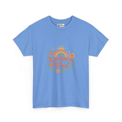 Kindness Is Free T-Shirt – Rainbow Positivity Tee