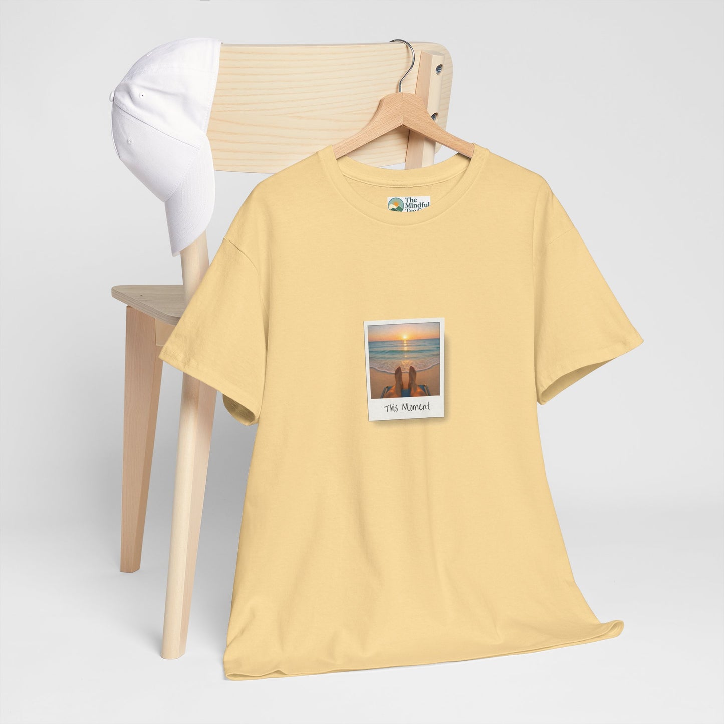 This Moment T-Shirt - Ocean Sunset Mindfulness Tee