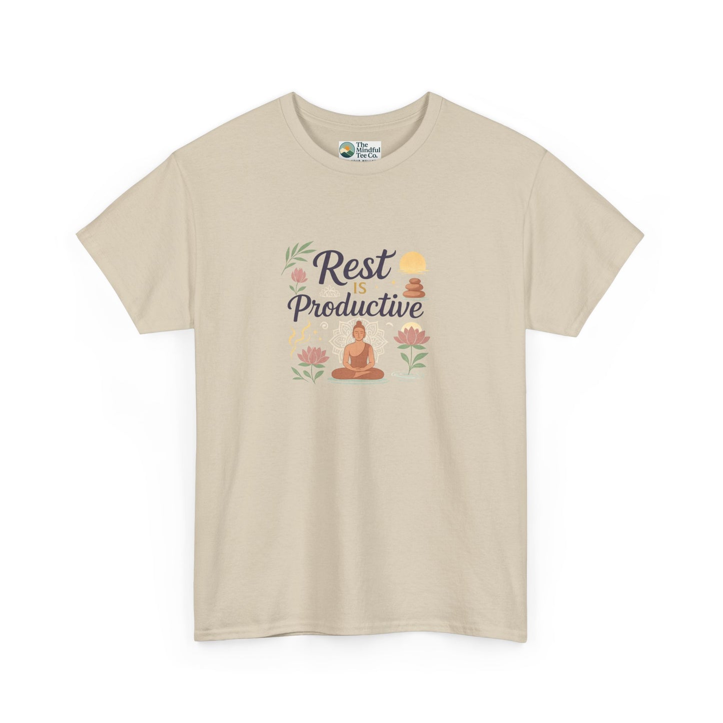 Rest Is Productive T-Shirt – Mindfulness & Meditation Tee