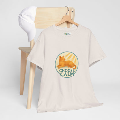 Choose Calm T-Shirt – Relaxing Cat Tee