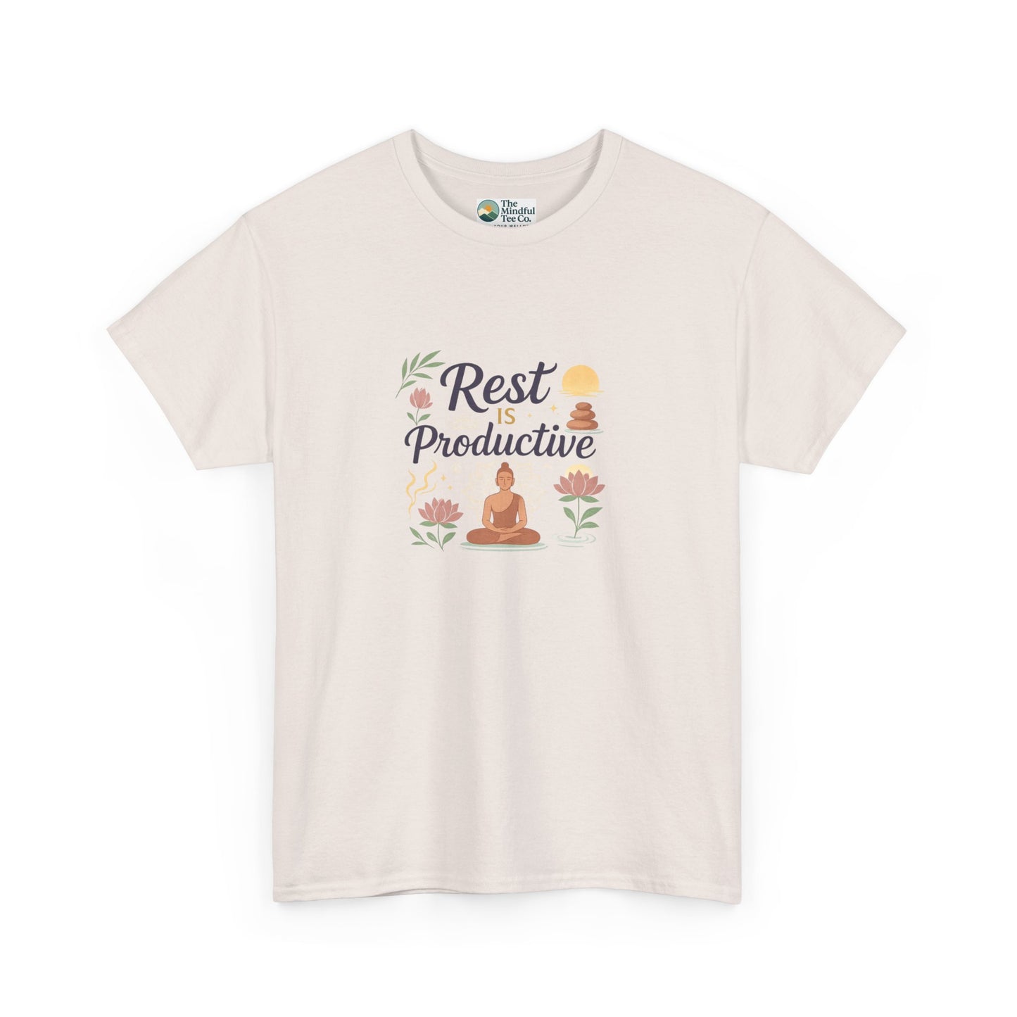 Rest Is Productive T-Shirt – Mindfulness & Meditation Tee