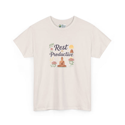 Rest Is Productive T-Shirt – Mindfulness & Meditation Tee