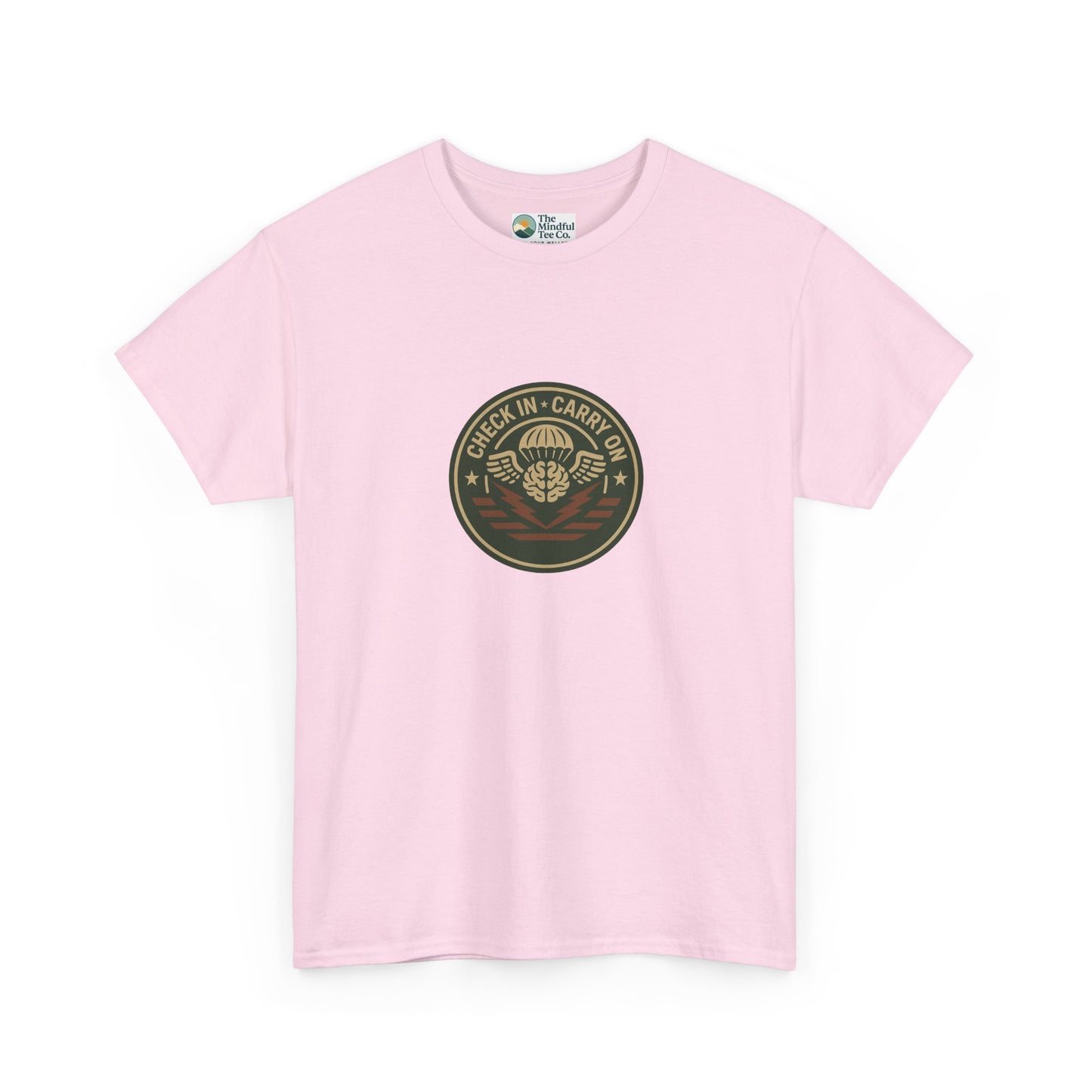 Check In, Carry On T-Shirt - Military Mental Health Tee