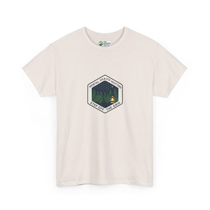 Step Off the Grid T-Shirt – Mental Health Matters Camping Tee