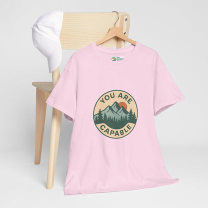 You Are Capable T-Shirt – Motivational Mountain Tee