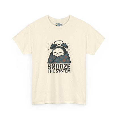 Snooze the System T-Shirt – Anti-Hustle Tee