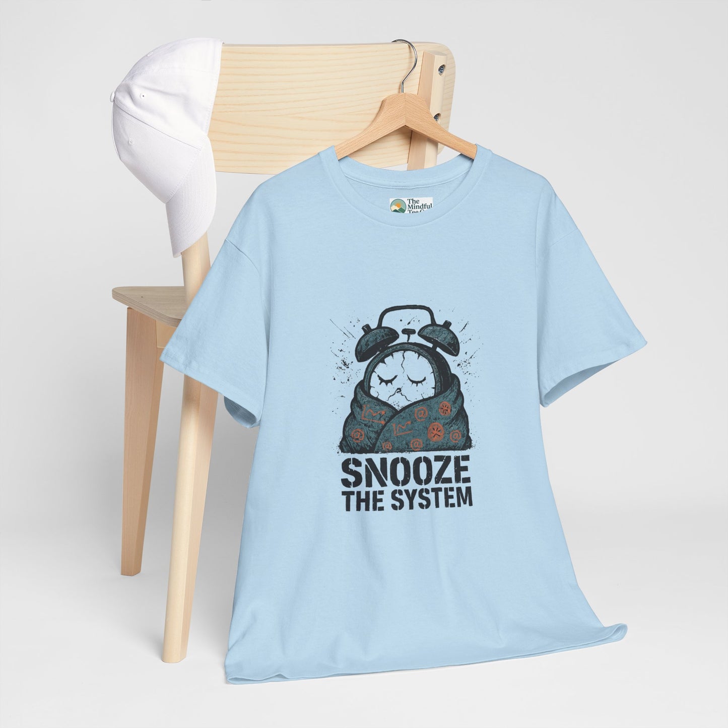 Snooze the System T-Shirt – Anti-Hustle Graphic Tee