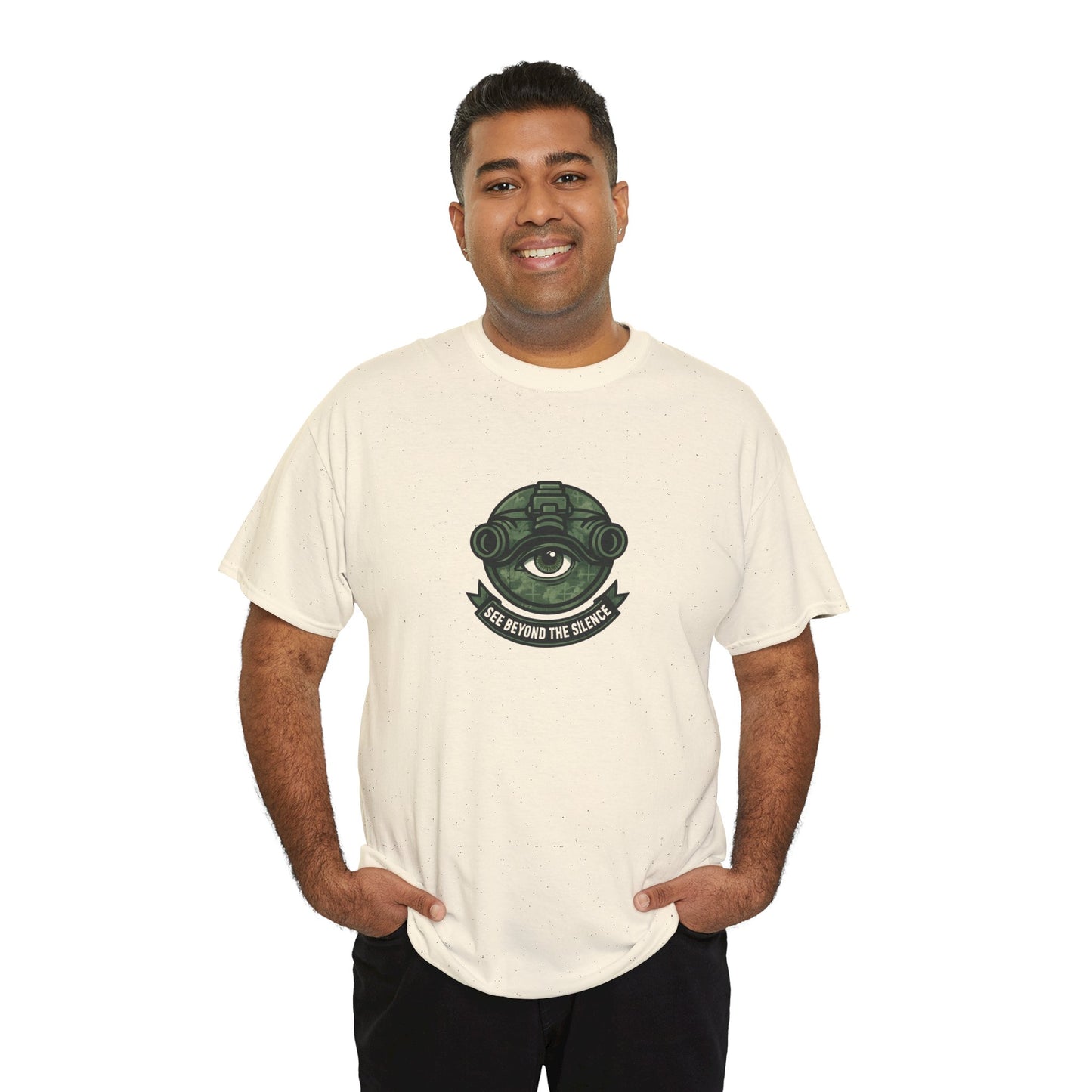 See Beyond the Silence T-Shirt – Military Awareness & Mental Strength  Tee
