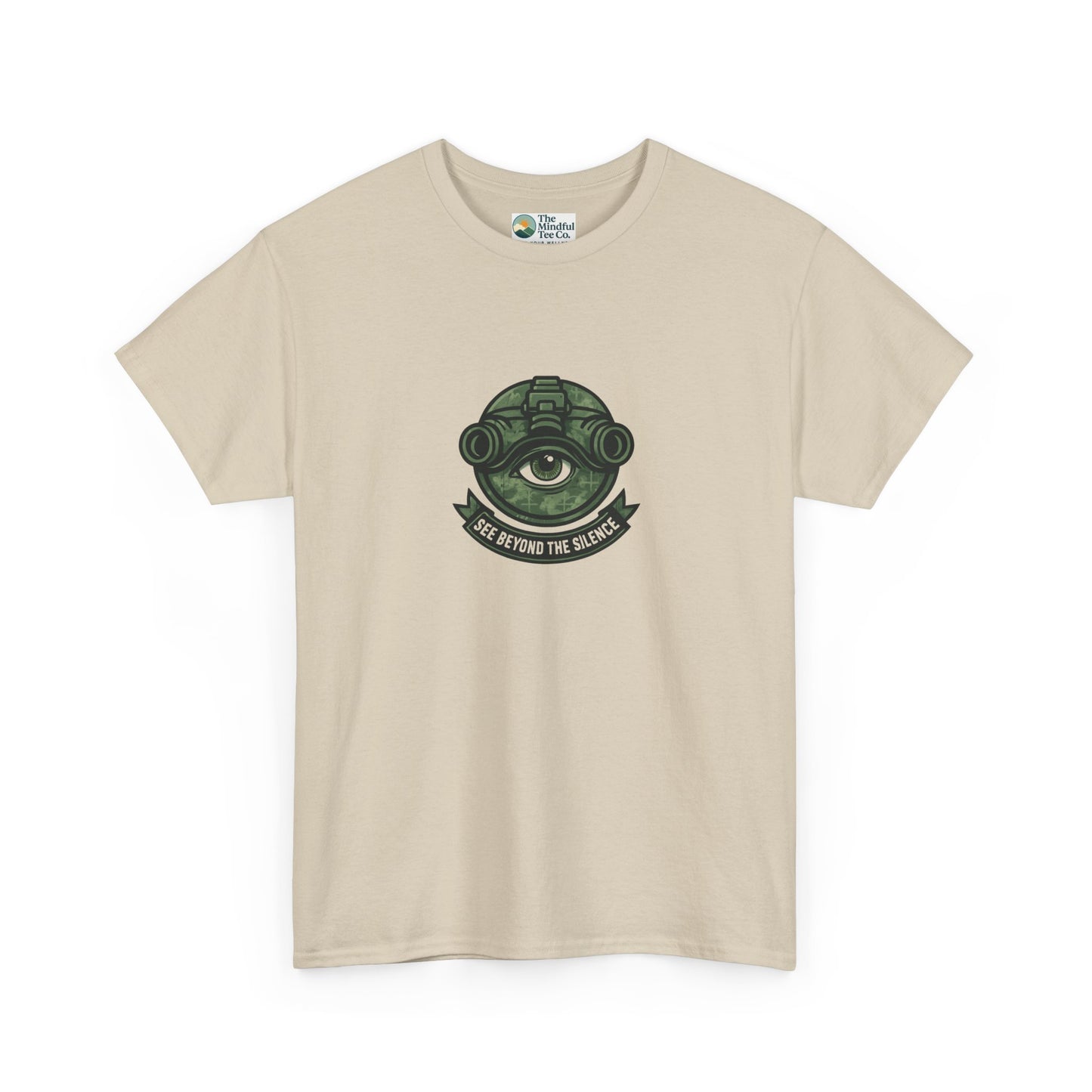 See Beyond the Silence T-Shirt – Military Awareness & Mental Strength  Tee