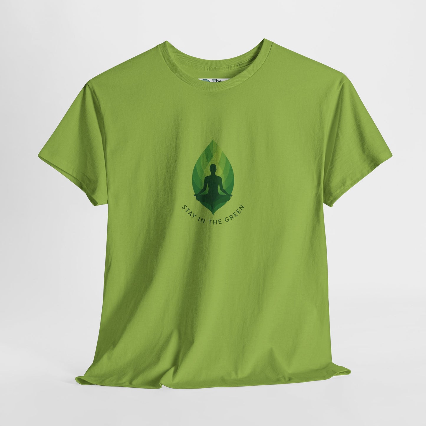 Stay in the Green T-Shirt – Minimalist Meditation Tee