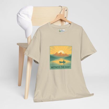 Witness the Quiet Canoe T-Shirt – Nature Mindfulness  Tee