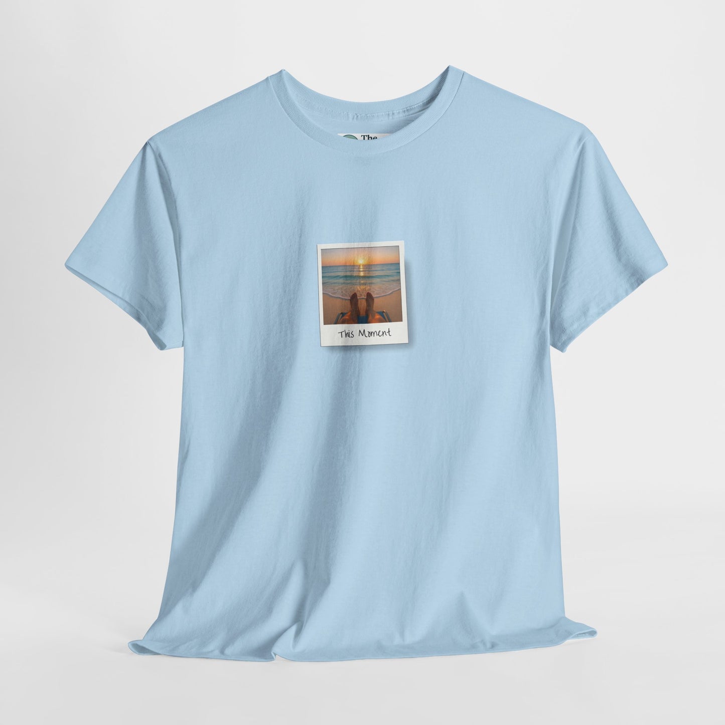 This Moment T-Shirt - Ocean Sunset Mindfulness Tee