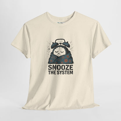 Snooze the System T-Shirt – Anti-Hustle Tee