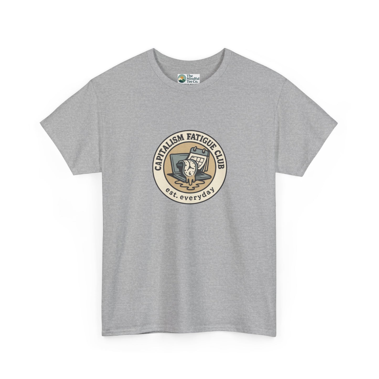 Capitalism Fatigue Club T-Shirt – Burnout Culture Tee