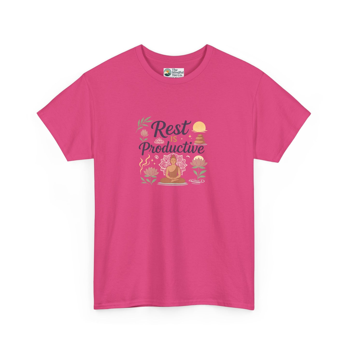 Rest Is Productive T-Shirt – Mindfulness & Meditation Tee