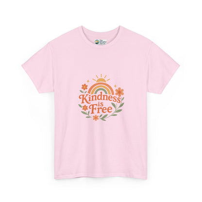 Kindness Is Free T-Shirt – Rainbow Positivity Tee