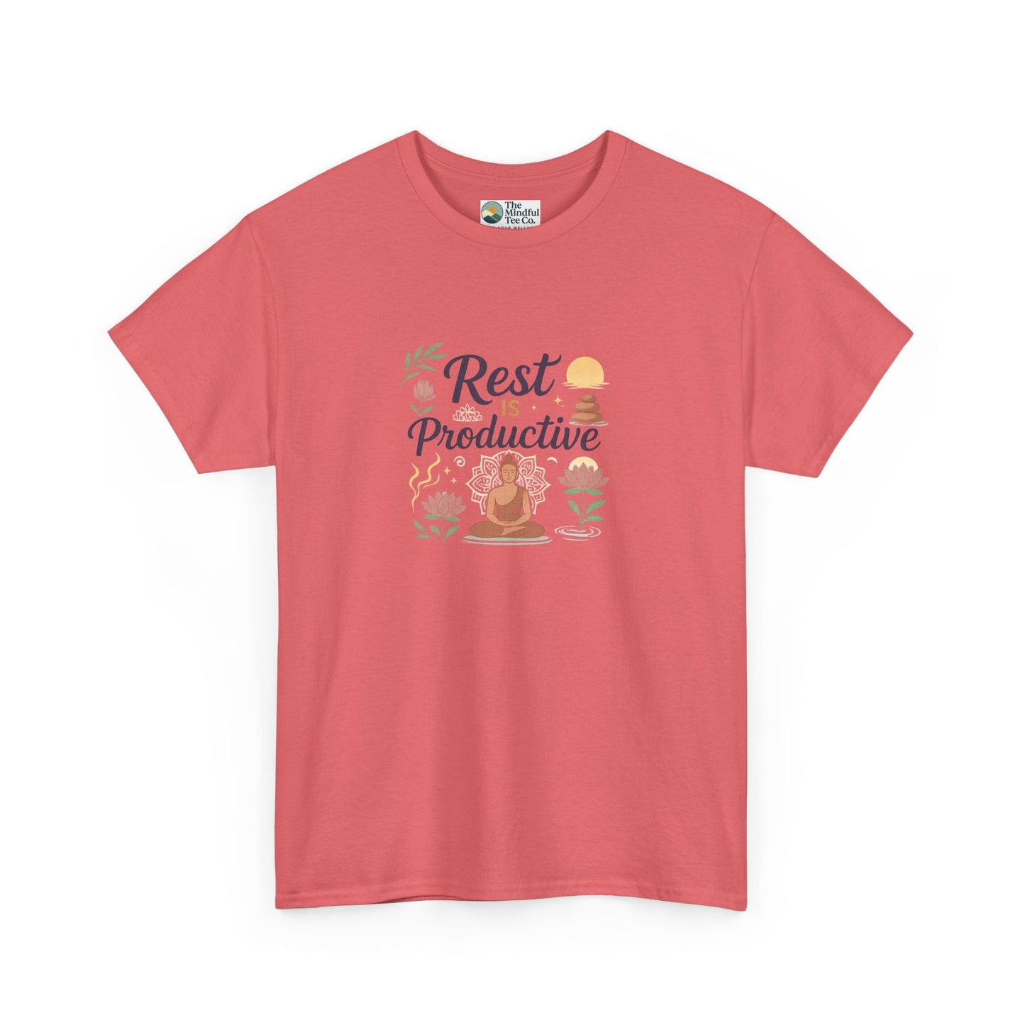 Rest Is Productive T-Shirt – Mindfulness & Meditation Tee