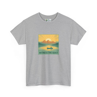 Witness the Quiet Canoe T-Shirt – Nature Mindfulness  Tee