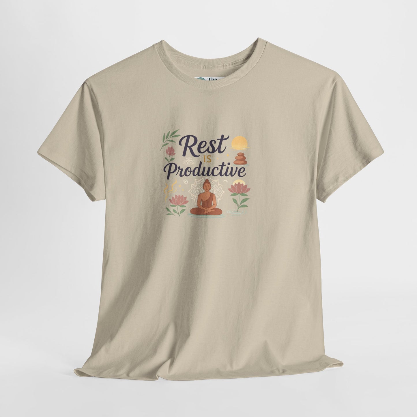 Rest Is Productive T-Shirt – Mindfulness & Meditation Tee
