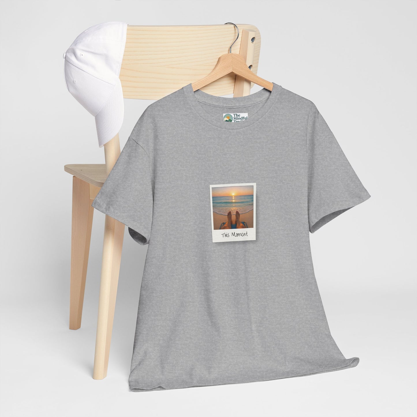 This Moment T-Shirt - Ocean Sunset Mindfulness Tee