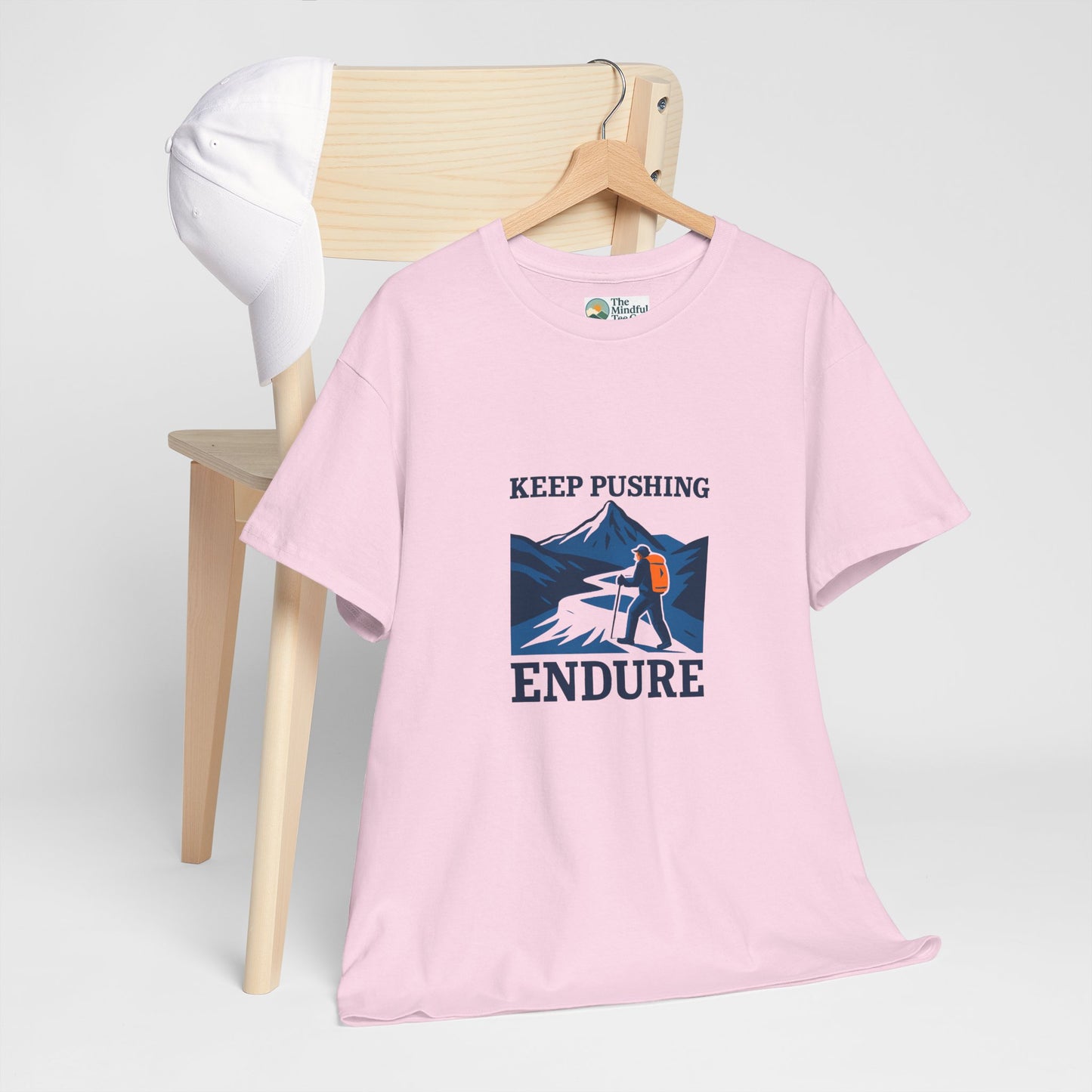 Keep Pushing Endure T-Shirt – Motivational Hiking Tee